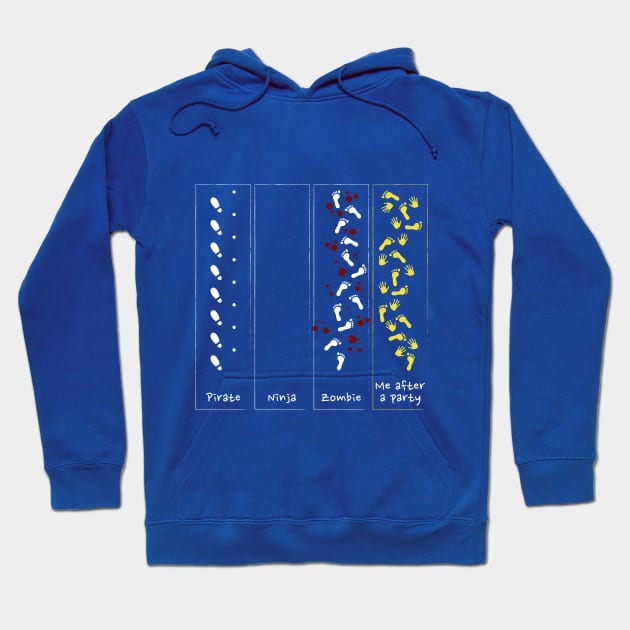 Footprints Hoodie by ShirtBricks